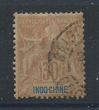 [Inscription: "INDO-CHINE" - Colored Paper, Tip C8]
