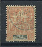 [Inscription: "MADAGASCAR ET DEPENDANCIES", प्रकार H9]