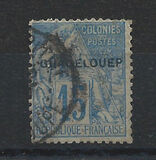 [French Colonies- General Issues No. 45-51 & 53-58 Overprinted "GUADELOUPE", type E5]