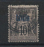 [French Postage Stamps Overprinted "Cavalle", type A1]