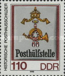 [Historical Post Office Signs - Size: 27 x 33mm, type DGB]