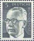 [Serie básica. Gustav Heinemann, 1899 - 1976. Tercer presidente., tipo QI]