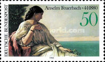 [The 100th Anniversary of the Death of Anselm Feuerbach, Painter, тип AEQ]
