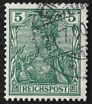 [Germania - Inscription "REICHSPOST", type J2]