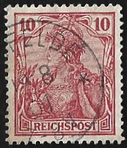 [Germania - Inscription "REICHSPOST", type J3]