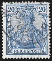 [Germania - Inscription "REICHSPOST", type J5]