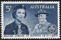 [Golden Jubilee of Guiding, 1910-1960, type FW]