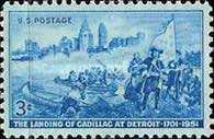 [The 250th Anniversary of The Landing of Cadillac, type RM]
