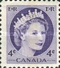 [Queen Elizabeth II - Normal Paper, See 1962 for Fluorescent Stripes, jenis GT3]