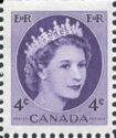 [Queen Elizabeth II - Normal Paper, See 1962 for Fluorescent Stripes, jenis GT3]