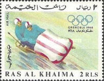 [Airmail - Winter Olympic Games - Grenoble, France, Tüüp FU1]