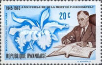 [The 25th Anniversary of the Death of Franklin D. Roosevelt, 1882-1945, type JP]