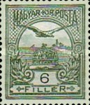 [Turul over Crown of Saint Stephen - New Watermark, type F62]