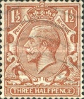 [King George V, 1865-1935 - New Watermark, тип BX6]