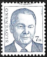 [President of SR - Rudolf Schuster - Definitive stamp, type MY]