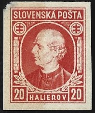 [Andrej Hlinka - Inscription "SLOVENSKÁ POŠTA", 類型 E2]