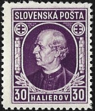 [Andrej Hlinka - Inscription "SLOVENSKÁ POŠTA", 類型 E3]
