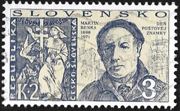 [Stamp Day - Martin Benka, 1888-1971, тип GF]