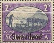 [South Africa Postage Stamps Overprinted "Swaziland", 类型 G2]
