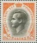 [Prince Rainier Types with Values in New Currency, tipas QO11]