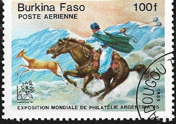 [International Stamp Exhibition "Argentina '85" - Buenos Aires - Horses, type BO]