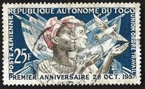 [Airmail - The 1st Anniversary of Autonomous Republic, type BT]