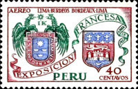 [Airmail - Exhibition of French Products, Lima, tegund LJ]