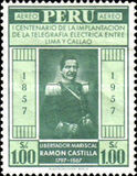 [Airmail - The 100th Anniversary of Lima-Callao Telegraph Service, тип LY]