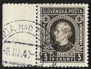 [Andrej Hlinka - Inscription "SLOVENSKÁ POŠTA", タイプ E7]