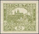 [Definitives - "ČESKO-SLOVENSKÁ" Above Value, type H3]