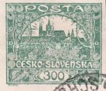 [Definitives - "ČESKO-SLOVENSKÁ" Above Value, type H4]