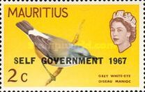 [Birds & Queen Elizabeth II - Stamps of 1965 Overprinted "SELF GOVERNMENT 1967", tip DU]