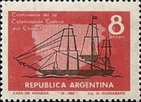 [The 100th Anniversary of the Welsh Colonization of Chubut and the Foundation of Rawson, Typ XJ]