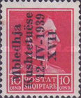 [National Congress - Stamps of 1930 Overprinted "Mbledhja - Kushtetuëse - 12-IV-1939 - XVII", type CA1]