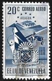 [Airmail - Coat of Arms - State of Aragua, type ATT11]