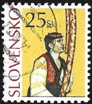[Slovak Folk Handicraft - Definitive stamp, type QP]