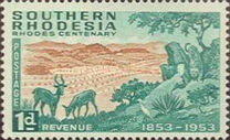 [The 100th Anniversary of the Birth of Cecil Rhodes, type AB]
