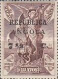 [Vasco da Gama Issue - Postage Stamps from Portuguese Africa Surcharged &  Overprinted "REPUBLICA - ANGOLA", type M5]