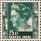 [Queen Wilhelmina Stamps of 1934-1940 Overprinted "1947", Вид AC20]