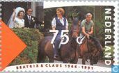 [Queen Beatrix and Prince Claus´s Silver Wedding, type AKB]