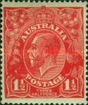 [King George V - Different Watermark, type B32]