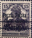 [General Gouvernement Warschau - 3¼ mm Between 2nd and 3rd Bars, тип F12]