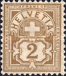 [Helvetia - Cross & Shield - Fiber Paper, Typ L]