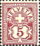 [Helvetia - Cross & Shield - Fiber Paper, Typ L2]