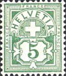[Helvetia - Cross & Shield - Fiber Paper, Typ L3]