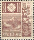 [Mt Fuji and Deer (1930-37) - New Die - Picture Size: 18½ x 22mm, Typ BH9]