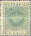 [Portuguese Crown - See Also No. 149A-155A, type T2]