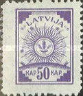 [Tipos de 1919 sobre papel estriado., tipo A40]