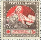 [Red Cross Charity - Brown and Green Design on Back, A type with Blue Design on Back, Tip H1]