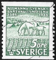 [Horses - The 100th Anniversary of the First Agricultural Congress in Sweden, type CQ]